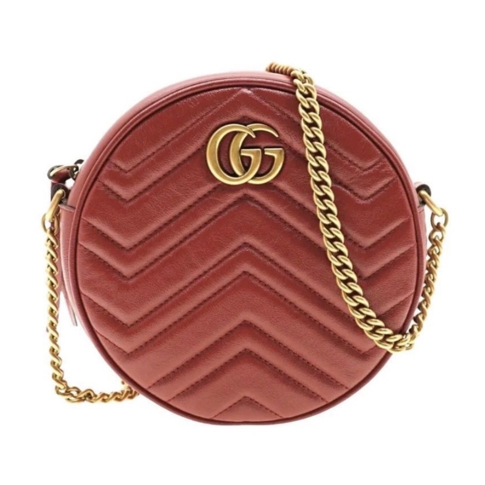 Gucci Marmont Round Crossbody